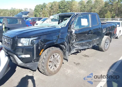 2022 Nissan Frontier Sv 4X4 из США, поврежденный, VIN 1N6ED1EK7NN624380